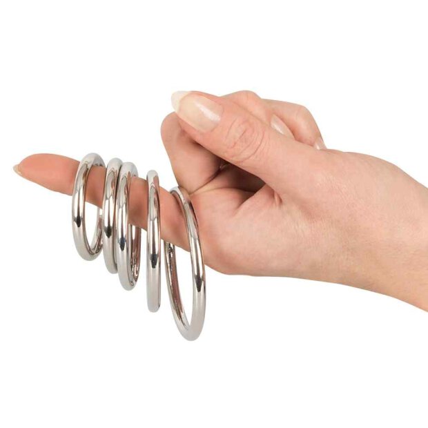 Bad Kitty Metall-Ringe 5er-Set