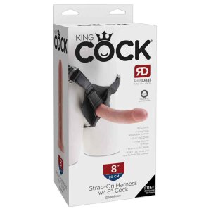 King Cock Strap-On 8 inch
