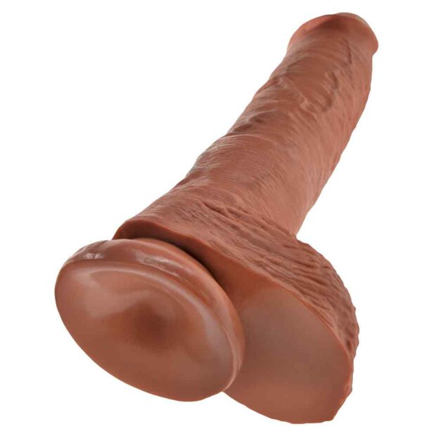 King Cock with Balls Tan 27 cm