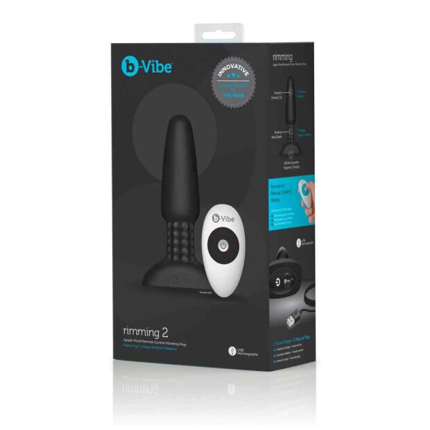 b-Vibe rimming Plug 2 Black