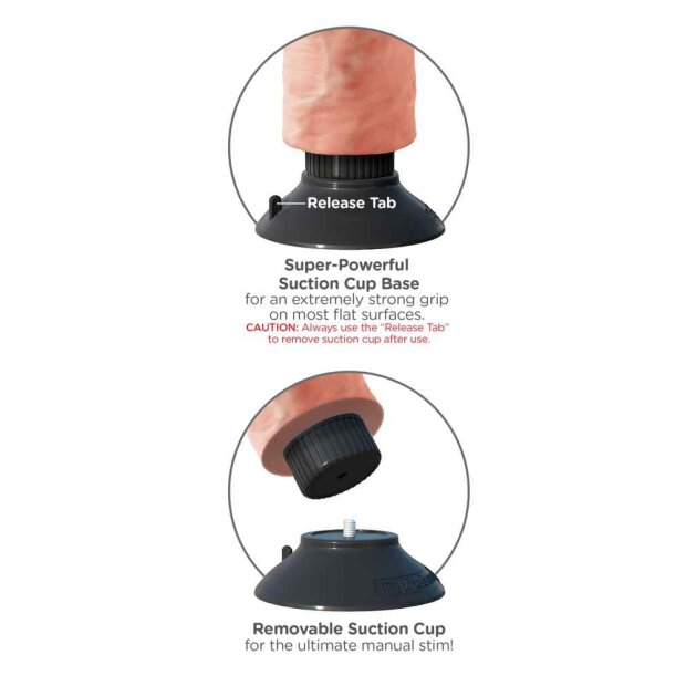 King Cock 9 inch Vibrating