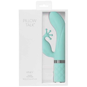 Pillow Talk - Kinky Teal Dual Vibrator