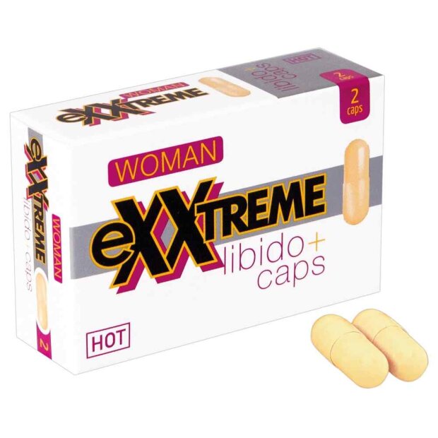 HOT Exxtreme Libido Caps für Frauen - 2 Kapseln