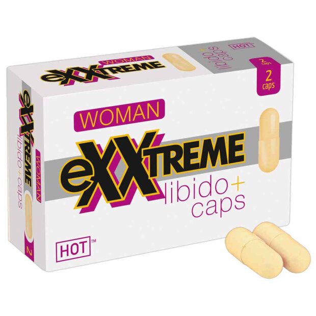 HOT Exxtreme Libido Caps für Frauen - 2 Kapseln