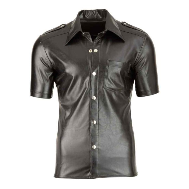 Imitat. Leather Mens Shirt2XL