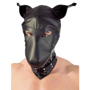 Lederimitat Dog Mask S-L