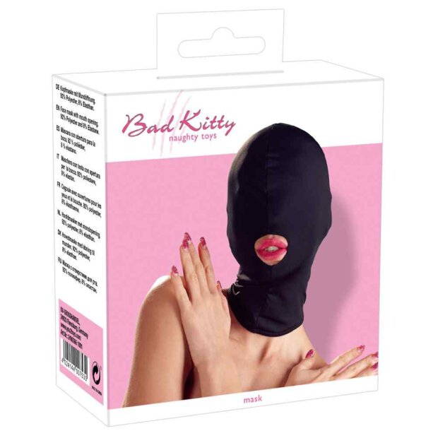 Bad Kitty Kopfmaske schwarz