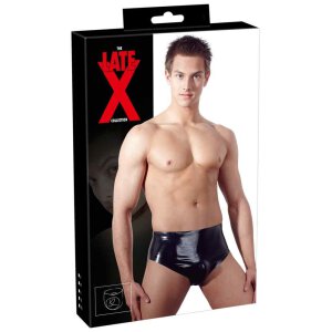 Mens Latex Briefs with Plug S