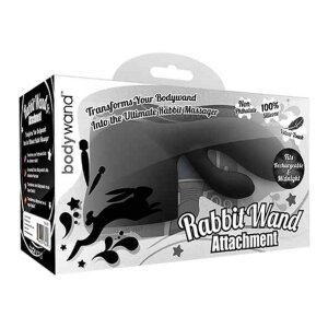 Bodywand - Recharge Rabbit Attachment Black