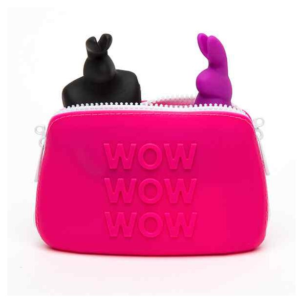 Happy Rabbit WOW Storage Zip Bag Small Pink