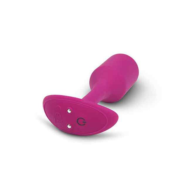 B-Vibe Vibrating Snug Plug M Rose