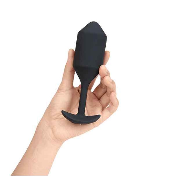 B-Vibe Vibrating Snug Plug XL Black