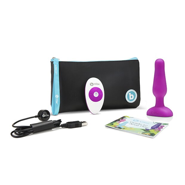 B-Vibe - Novice Remote Control Plug Fuchsia