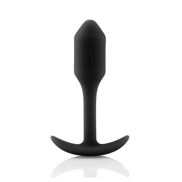 B-Vibe - Snug Butt Plug 1 Black 2 cm