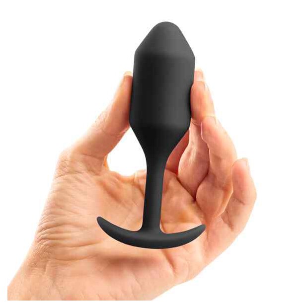 B-Vibe - Snug Butt Plug 2 Black 3 cm