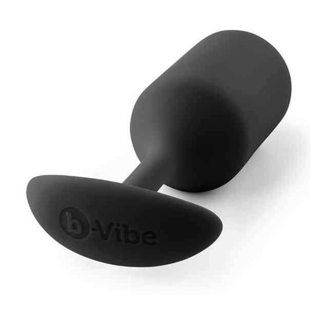 B-Vibe Snug Butt Plug 3 Black
