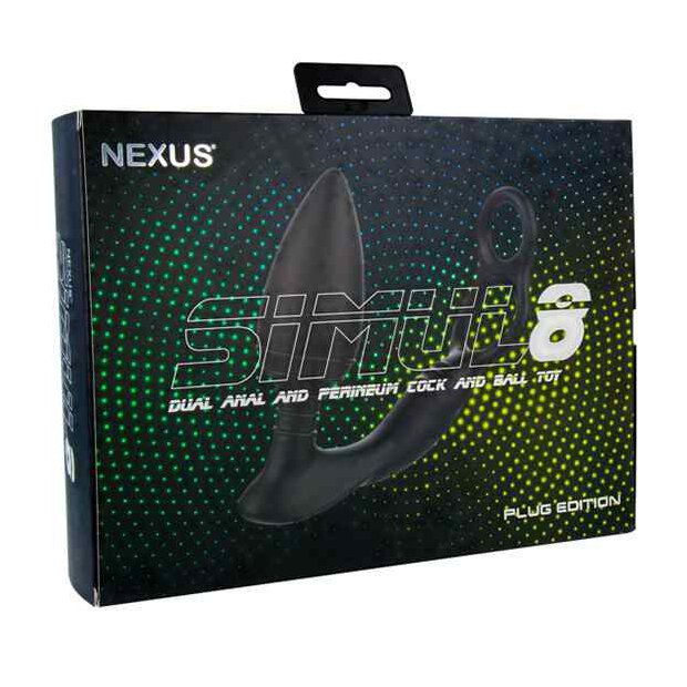 Nexus Simul8 Plug Edition Vibrating Dual Motor Anal Cock & Ball Toy
