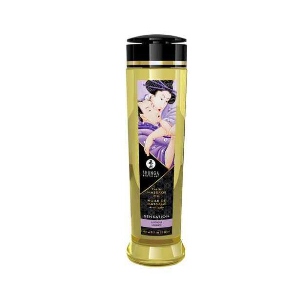 Shunga - Massage Oil Sensation Lavender 240 ml