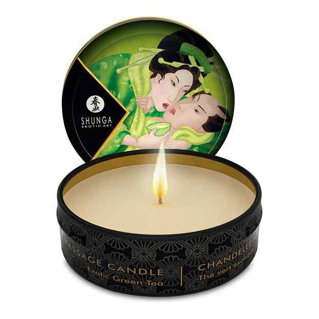 Shunga - Mini Massage Candle Green Tea 30 ml