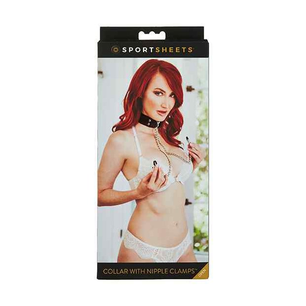 Sportsheets - Collar with Nipple Clamps