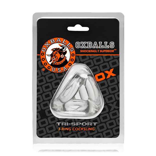 Oxballs TRI-SPORT Cocksling clear