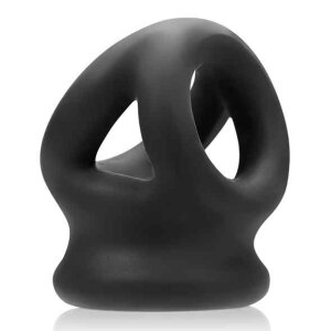 Oxballs Tri-Squeeze Cocksling & Ballstretcher Black Ice