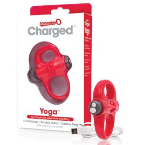 The Screaming O Charged Yoga Vibe Ring Red