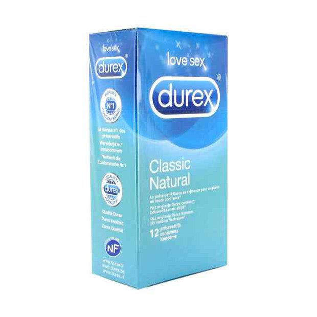 Durex - Classic Natural Condoms 12 pcs