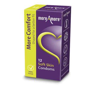 MoreAmore - Condom Soft Skin 12 pcs
