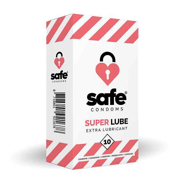 SAFE - Condoms - Extra Lubricant (10 pcs)