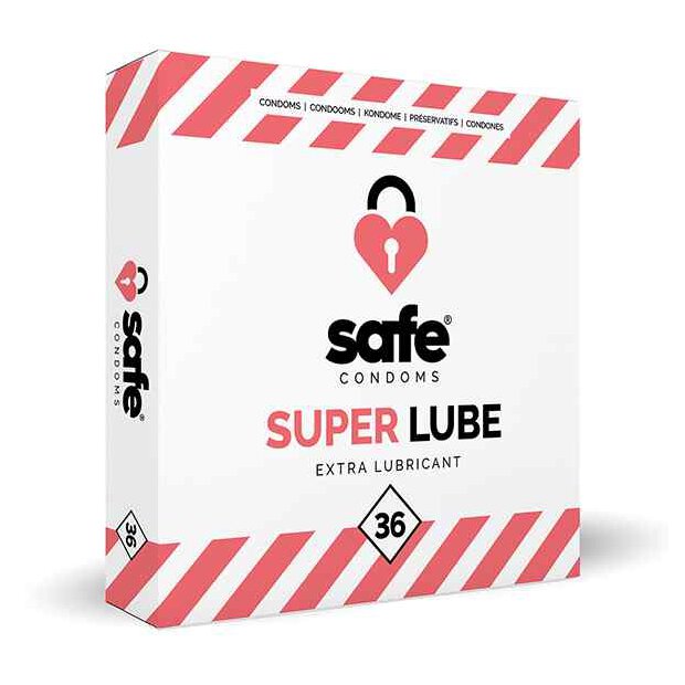 SAFE - Condoms - Extra Lubricant (36 pcs)