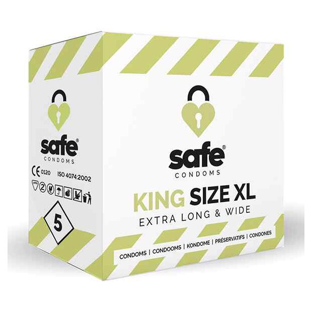 SAFE - Condoms - King Size XL (5 pcs)