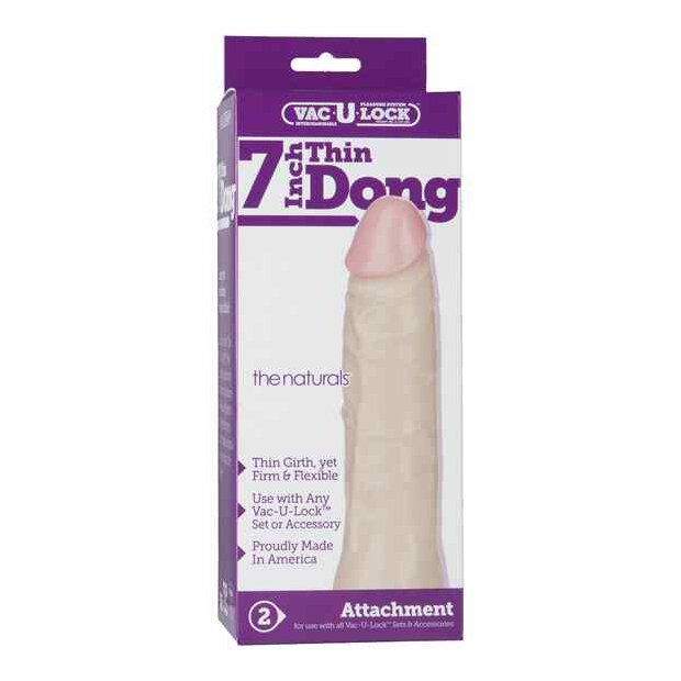 Vac-U-Lock Dildo Natural