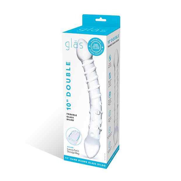 Glas - Double Trouble Glass Dildo