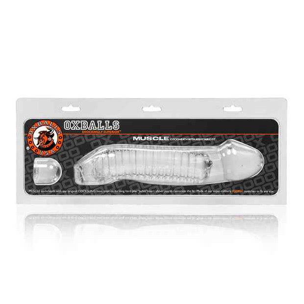 Oxballs Muscle Cocksheath Clear