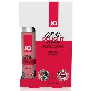 System JO Oral Delight Arousal Gel Strawberry Sensation...