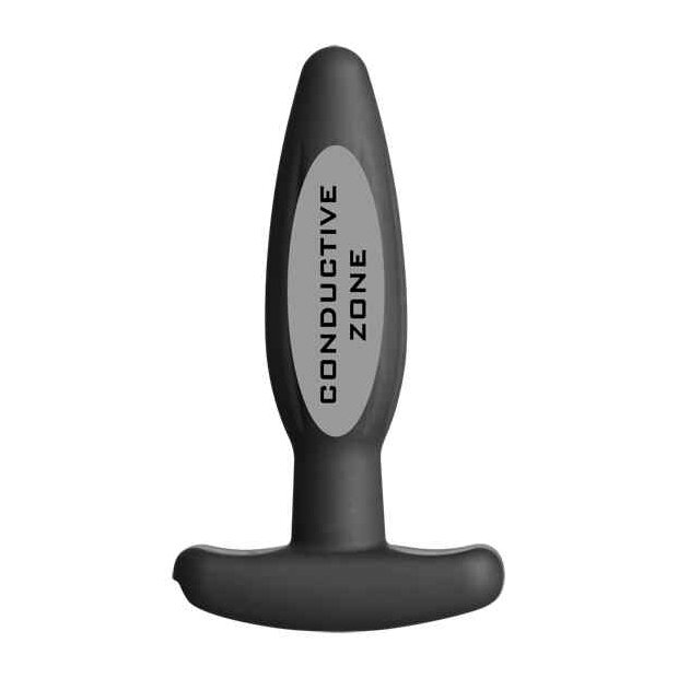 ElectraStim Silicone Noir Rocker Butt Plug Small