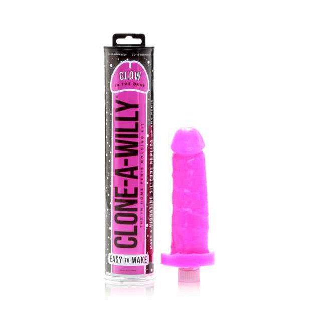 Clone-A-Willy - Kit Glow-in-the-Dark Hot Pink