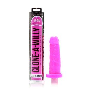 Clone-A-Willy Kit Glow-in-the-Dark Hot Pink