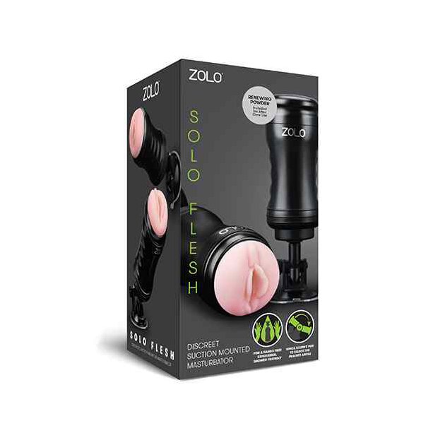 Zolo Solo Flesh Handsfree Masturbator