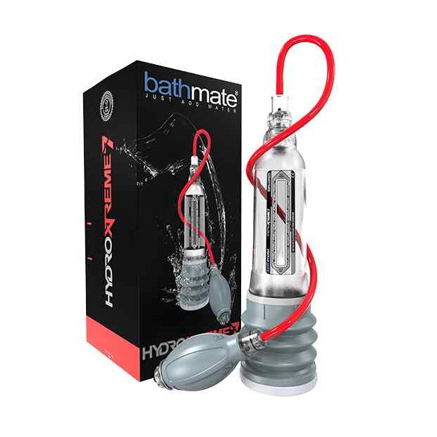Bathmate HydroXtreme7 Penis Pump Crystal Clear