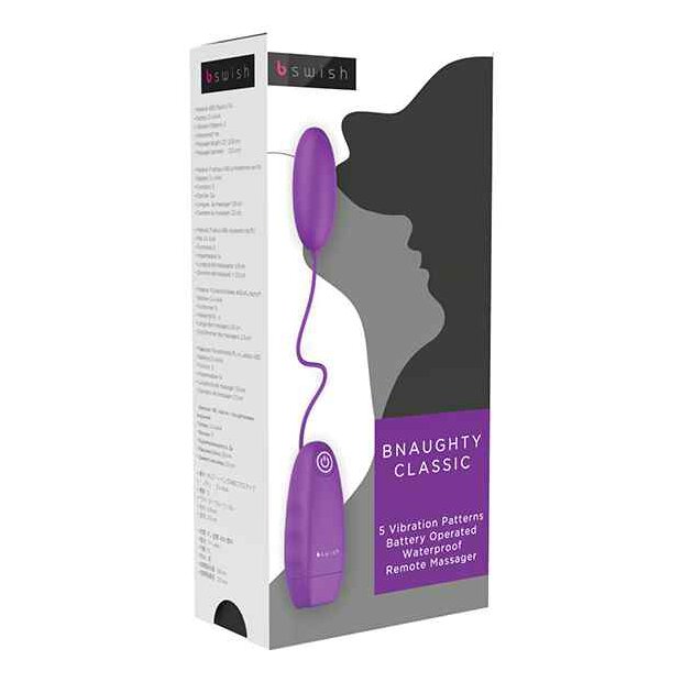 B Swish bnaughty Classic Vibrating Bullet Purple