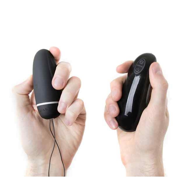 B Swish bnaughty Deluxe Unleashed Vibrating Bullet Black