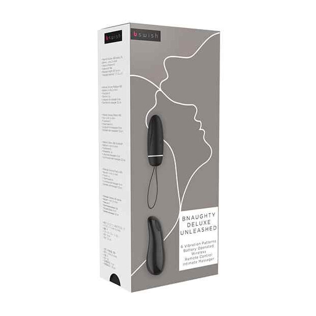 B Swish bnaughty Deluxe Unleashed Vibrating Bullet Black