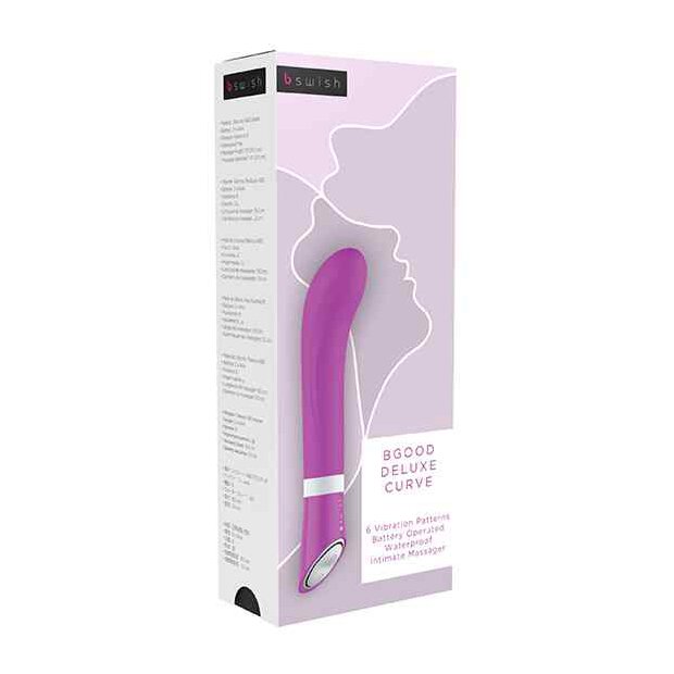 B Swish bgood Deluxe Curve G-Punkt-Vibrator Violett