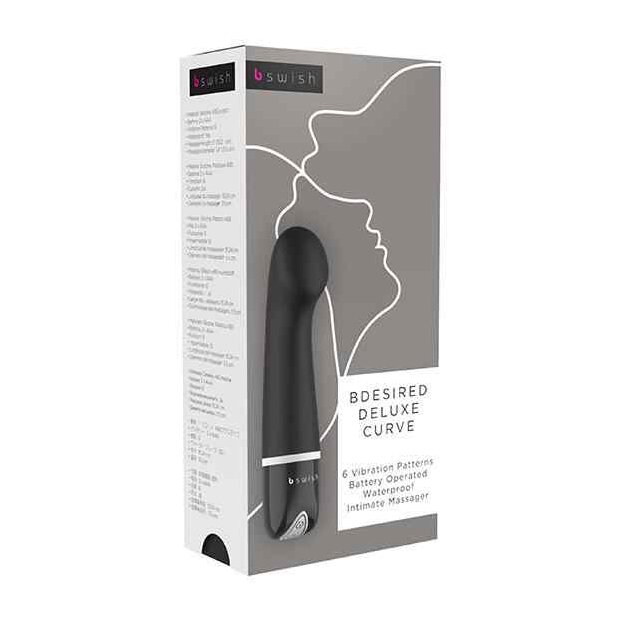 B Swish bdesired Deluxe Curve Vibrator Black