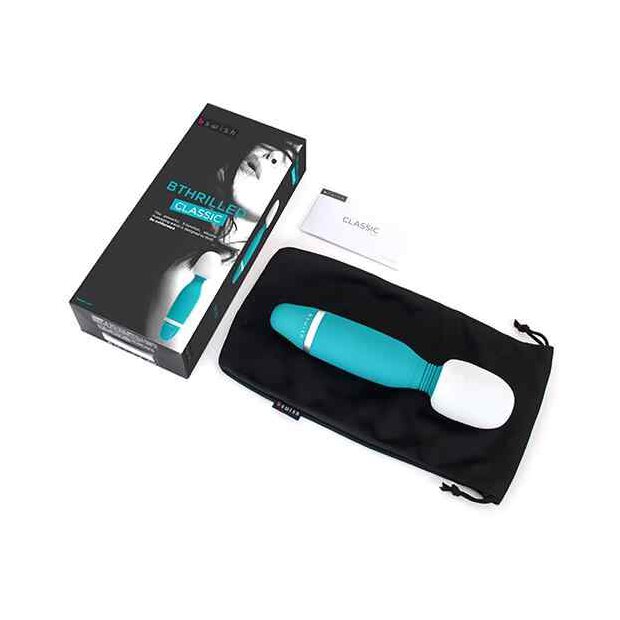 B Swish bthrilled Classic Wand Vibrator Jade