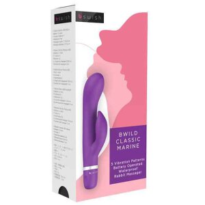 B Swish - bwild Classic Marine Rabbit Vibrator Violett