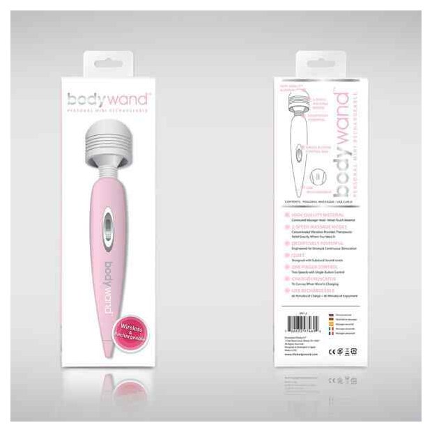 Bodywand Rechargeable USB Wand Massager Pink