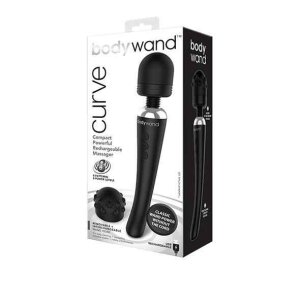 Bodywand - Curve Rechargeable Wand Massager Black